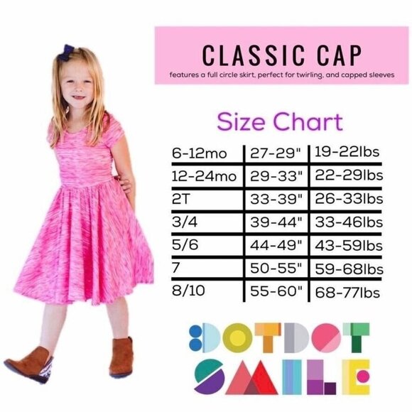 Dot Dot Smile Purple Toddler Girls Unicorn Print Dress Cap Sleeves Size 12/24M - Picture 6 of 6
